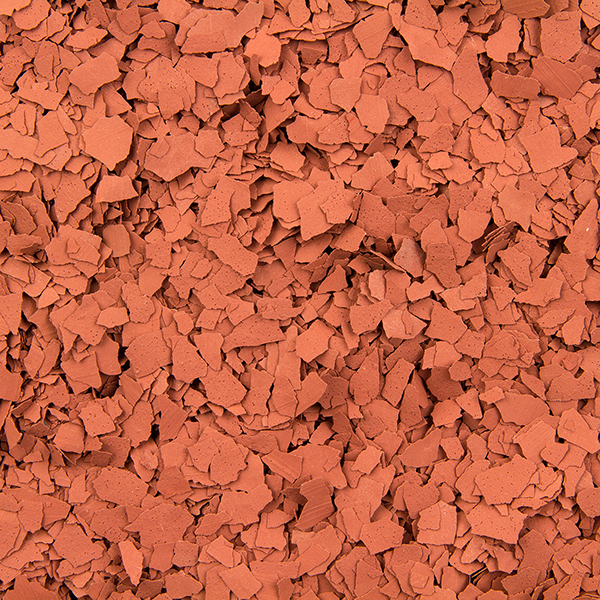 Estes "Autumn Red" ColorFlakes for Epoxy Floors - Quarter Inch