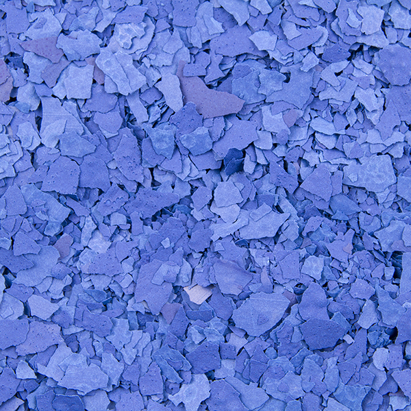 Estes "Blue" ColorFlakes for Epoxy Floors - Quarter Inch