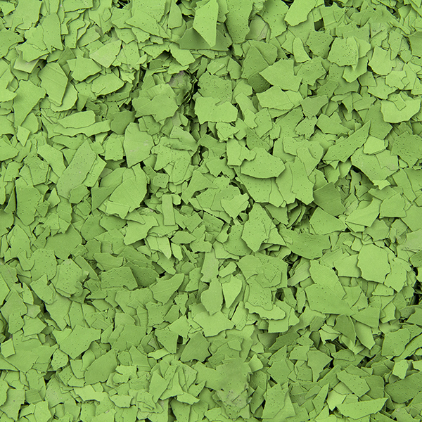 Estes "Green" ColorFlakes for Epoxy Floors - Quarter Inch