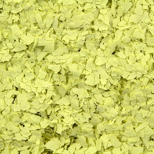Estes "Light Yellow" ColorFlakes for Epoxy Floors - Quarter Inch