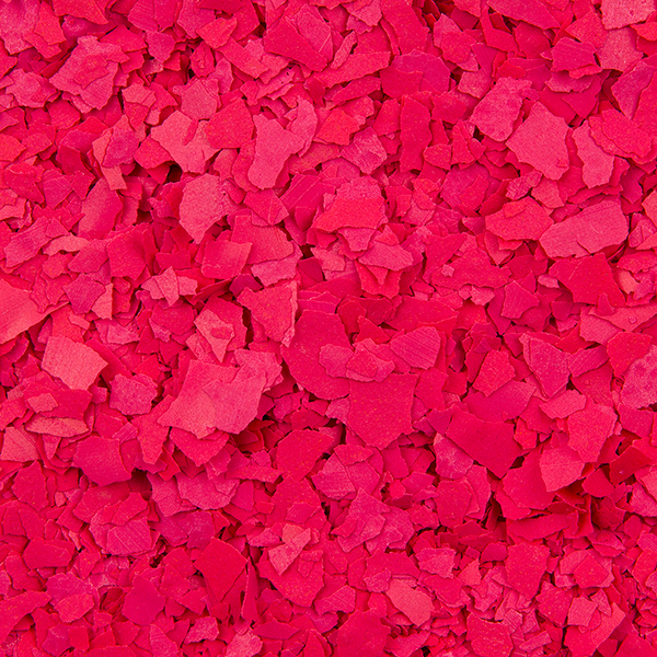 Estes "Red" ColorFlakes for Epoxy Floors - Quarter Inch