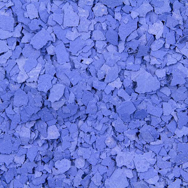 Estes "Ultra Blue" ColorFlakes for Epoxy Floors - Quarter Inch